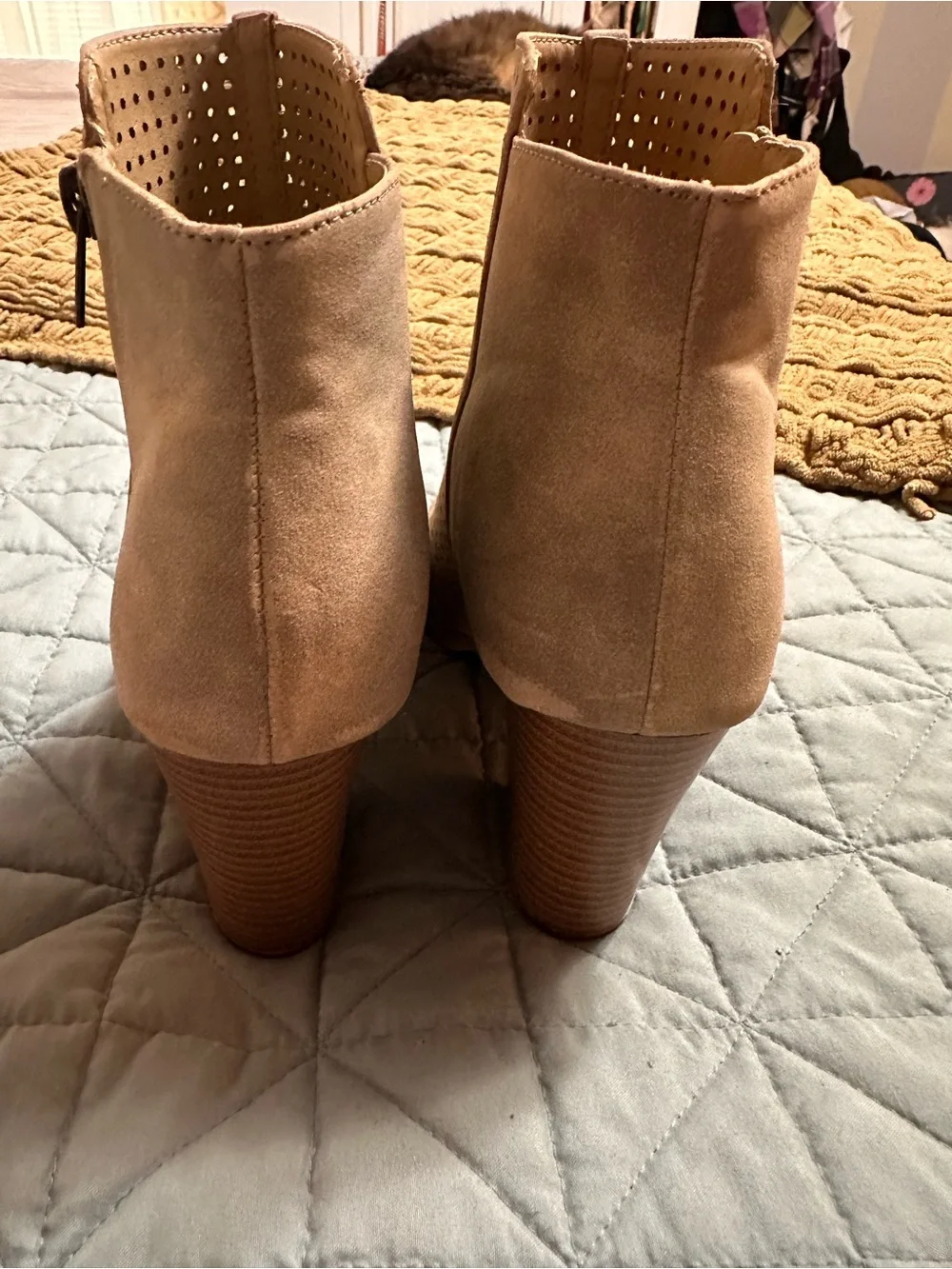 Open-Toe Laser-cut Booties - Picture 4 of 7